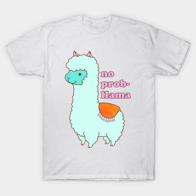 No Probllama T-Shirt by lolosenese